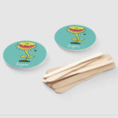 Funny carnivorous Venus fly trap plant cartoon Handwaaier (Niet-gemonteerd)