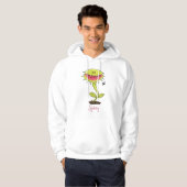 Funny carnivorous Venus fly trap plant cartoon Hoodie (Voorkant volledig)