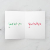 Funny carnivorous Venus fly trap plant cartoon Kaart (Binnen)