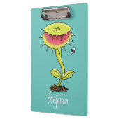 Funny carnivorous Venus fly trap plant cartoon Klembord (Links)