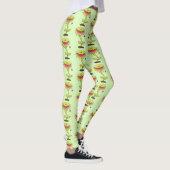 Funny carnivorous Venus fly trap plant cartoon Leggings (Rechts)