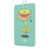 Funny carnivorous Venus fly trap plant cartoon Luchtverfrisser (Links)