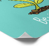 Funny carnivorous Venus fly trap plant cartoon Poster (Hoek)