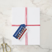 Funny Carol Singing Dogs Christmas Pug Pomeranian Cadeaulabel (Met Touw)