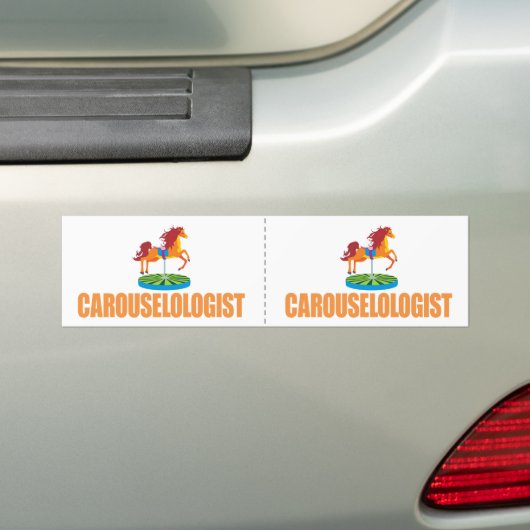 Funny Carousel Bumpersticker (Op auto)