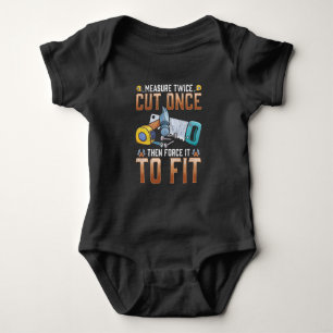 Funny Carpenter Dad Joke Woodworkers Humor Romper