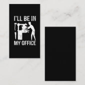 Funny Carpenter Dad WoodworkHumor Craftsman Visitekaartje (Voorkant / Achterkant)