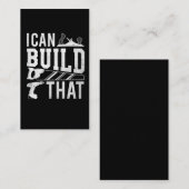 Funny Carpenter Father Humor Woodworking Visitekaartje (Voorkant / Achterkant)