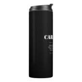 Funny Carpenter Gift - Dictionary Definition Thermosbeker (Gedraaid links)