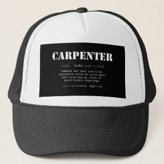 Funny Carpenter Gift - Dictionary Definition Trucker Pet