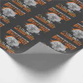 Funny Carpenter Gift Measure Once Crazy Woodworker Cadeaupapier (Hoek)