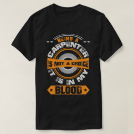 Funny Carpenter Shirt, Carpenter in mijn bloed T-shirt