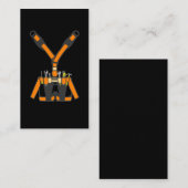 Funny Carpenter Tool Belt Craftsman Visitekaartje (Voorkant / Achterkant)