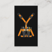 Funny Carpenter Tool Belt Craftsman Visitekaartje (Voorkant)