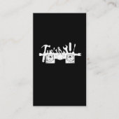 Funny Carpenter Tool Belt Handyman Workshop Fun Visitekaartje (Voorkant)