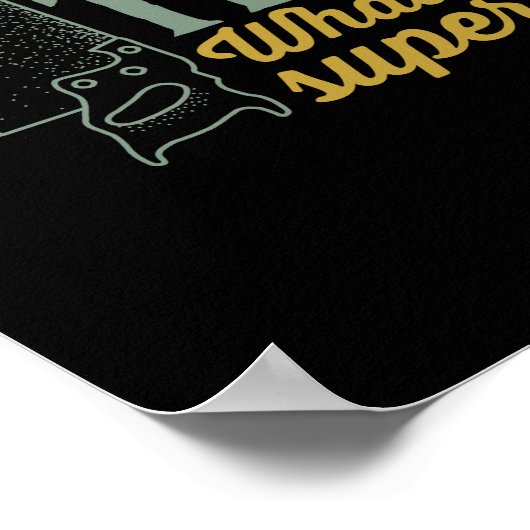 Funny Carpenter Woodwerker die ik hout in dingen m Poster (Hoek)