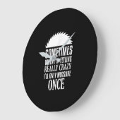 Funny Carpenter Woodwerker zag eens meten Grote Klok (Hoek)