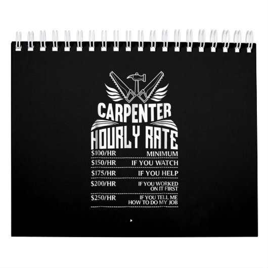 Funny Carpenter Woodworking Great Gift Dad Kalender (Hoes)