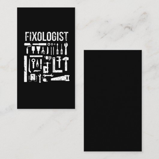 Funny Carpenter Woodworking Humor Craftsman Visitekaartje (Voorkant / Achterkant)