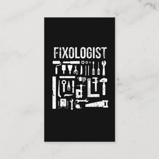 Funny Carpenter Woodworking Humor Craftsman Visitekaartje (Voorkant)