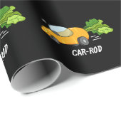 Funny Carrot Pun Dark BG Cadeaupapier (Rol Hoek)