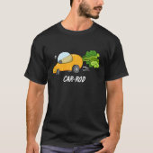 Funny Carrot Pun Dark BG T-shirt (Voorkant)