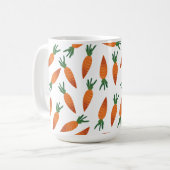 Funny Carrots Coffee Mok (Voorkant links)