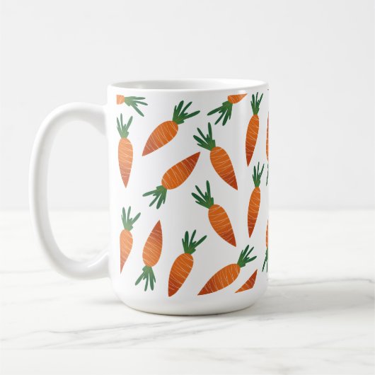 Funny Carrots Coffee Mok (Links)