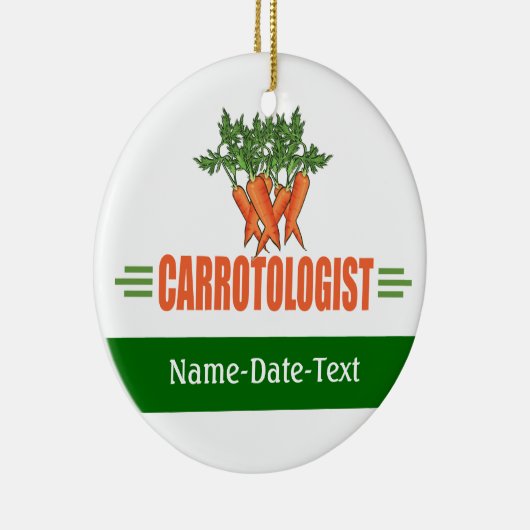 Funny Carrots Keramisch Ornament (Rechts)