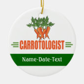 Funny Carrots Keramisch Ornament (Voorkant)