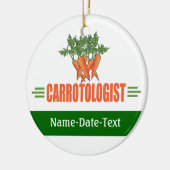 Funny Carrots Keramisch Ornament (Links)