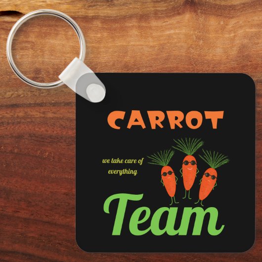 Funny carrots sleutelhanger (Voorkant)