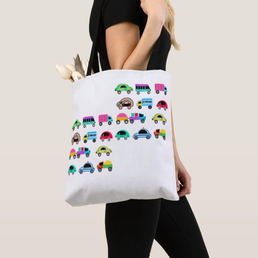 Funny cars tote bag (Dichtbij)