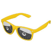 Funny Carton Comic Sad Eyes Zonnebrillen (Gekanteld)