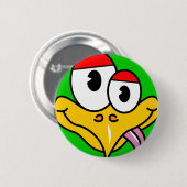 Funny Cartoon Bird Ronde Button 5,7 Cm (Voorkant /achterkant)