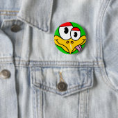Funny Cartoon Bird Ronde Button 5,7 Cm (In situ)