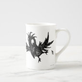 Funny Cartoon Black Crow Porselein Kop (Rechts)