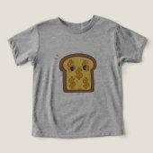  Funny Cartoon Bread Dollar Sign Graphic Tee (Design voorkant)