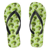 Funny Cartoon Broccoli Pattern Teenslippers (Voetbed)