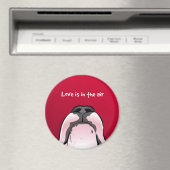 Funny cartoon Bull Terrier Koelkast Magnet (Insitu (Vaatwasser))
