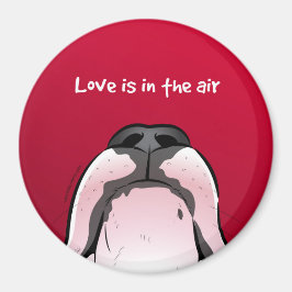 Funny cartoon Bull Terrier Koelkast Magnet