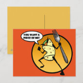 FUNNY CARTOON BURRITO BRIEFKAART (Voorkant / Achterkant)