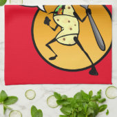FUNNY CARTOON BURRITO GRAPHIC KITCHEN DISH TOWEL THEEDOEK (Gevouwen)