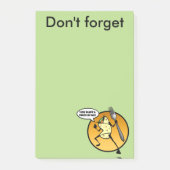 FUNNY CARTOON BURRITO GRAPHIC POST-IT NOTEPAD POST-IT® NOTES (Voorkant)