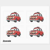 Funny Cartoon Car Character Sticker (Vel)