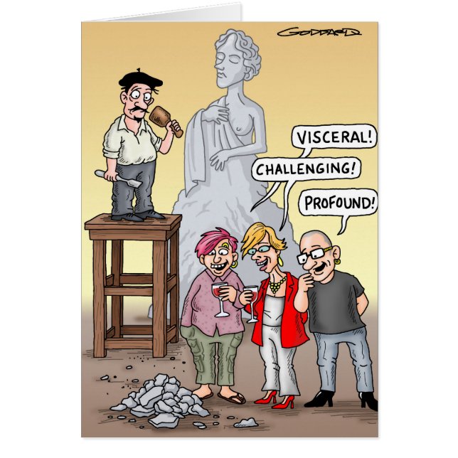 Funny Cartoon Card van Clive Goddard (Voorkant)