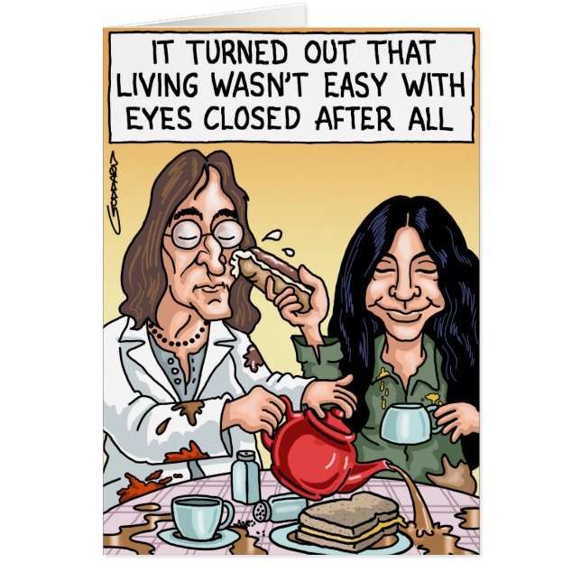 Funny Cartoon Card van Clive Goddard (Voorkant)