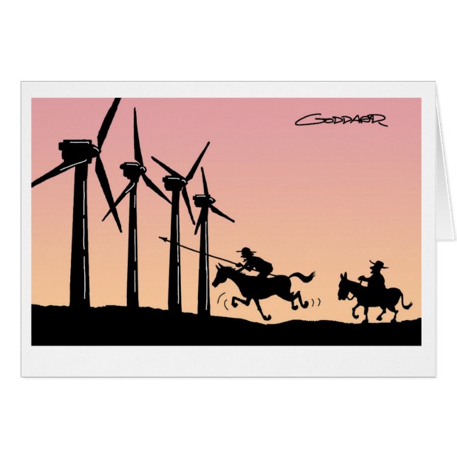 Funny Cartoon Card van Clive Goddard (Voorkant Horizontaal)