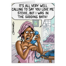 Funny Cartoon Card van Clive Goddard