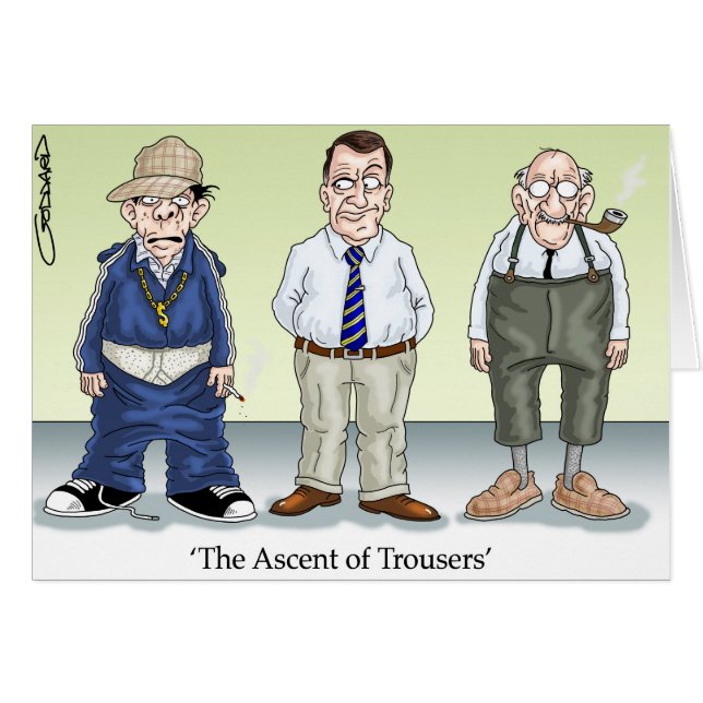 Funny Cartoon Card van Clive Goddard (Voorkant Horizontaal)